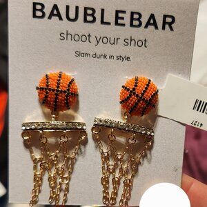 Basketball earrings